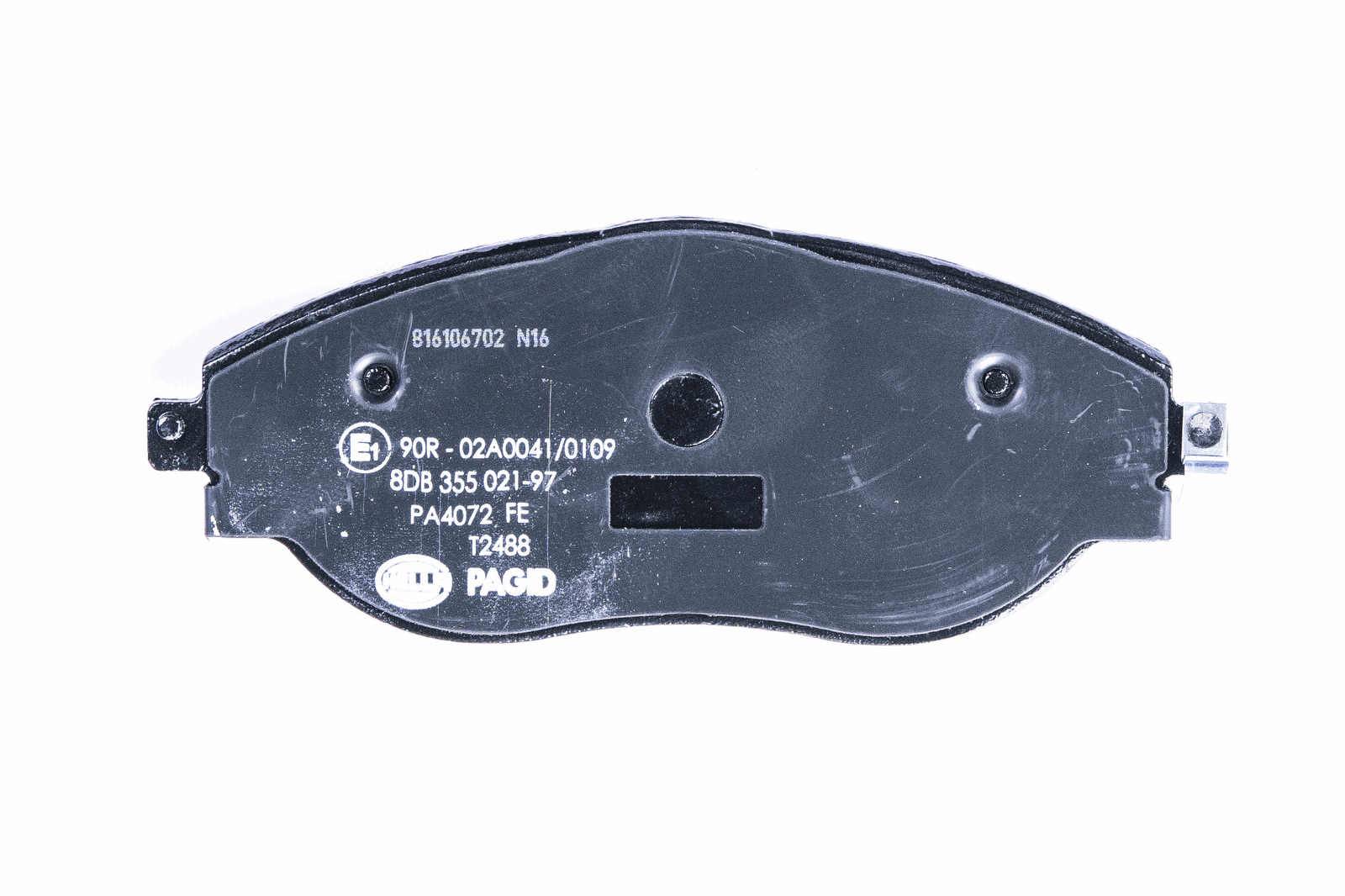 HELLA 8DB 355 021-971 Bremsbelagsatz, SBB