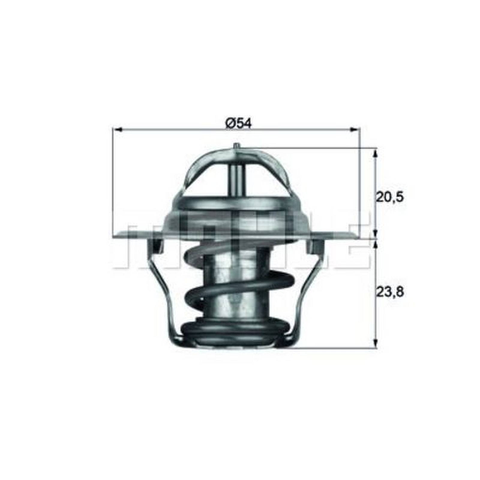 Thermostat Kühlmittel mit Dichtung MAHLE für NISSAN DATSUN 100A