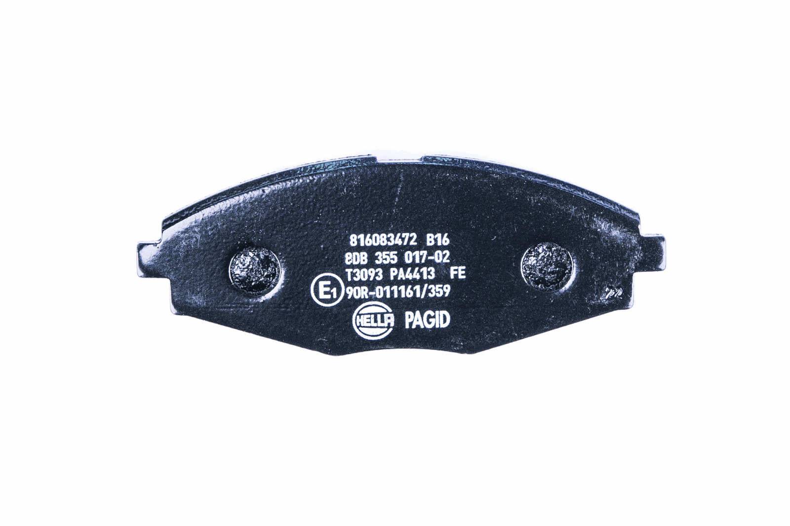 HELLA 8DB 355 017-021 Bremsbelagsatz, SBB
