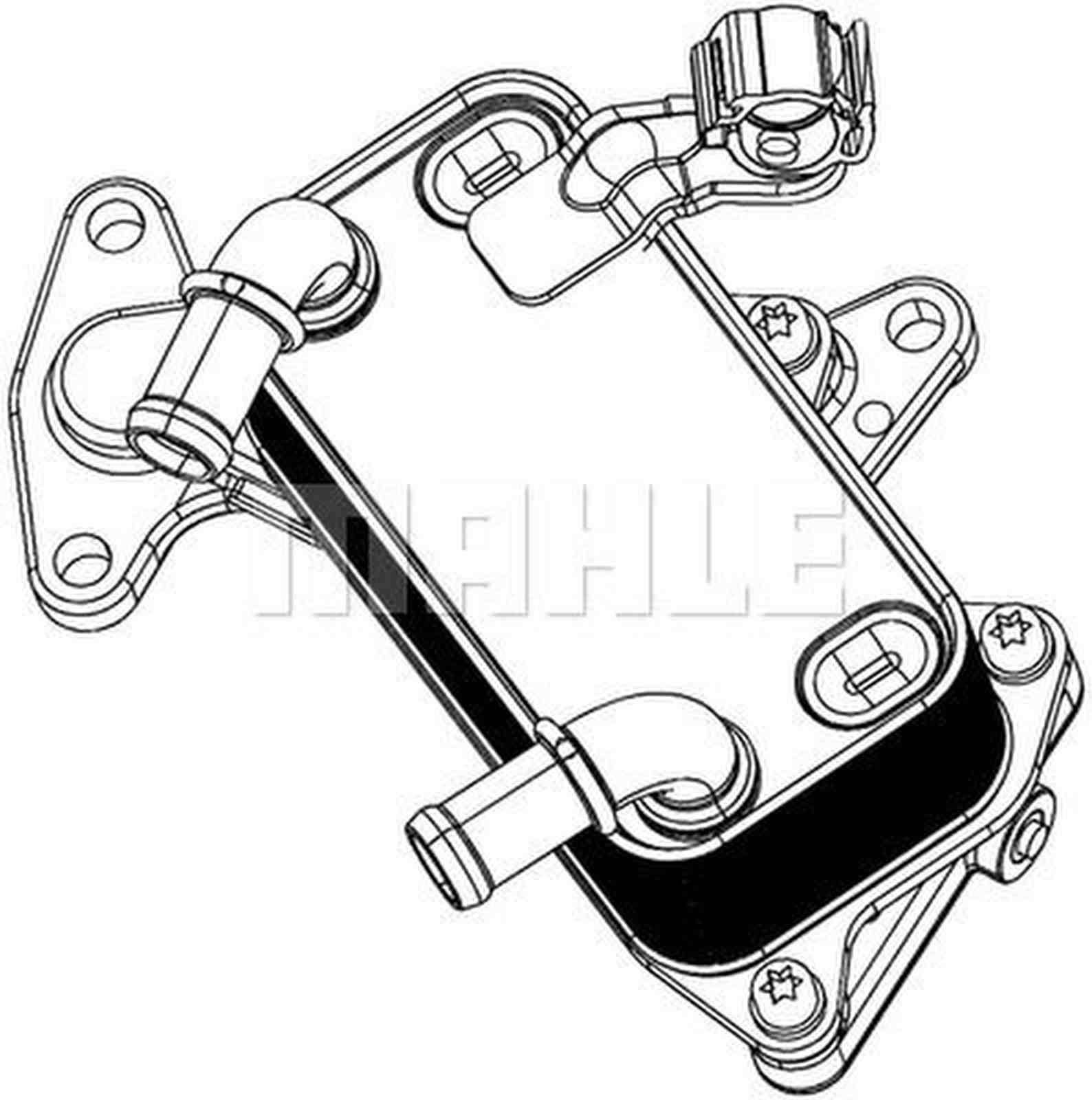 Mahle CLC25000P Ölkühler, Automatikgetriebe
