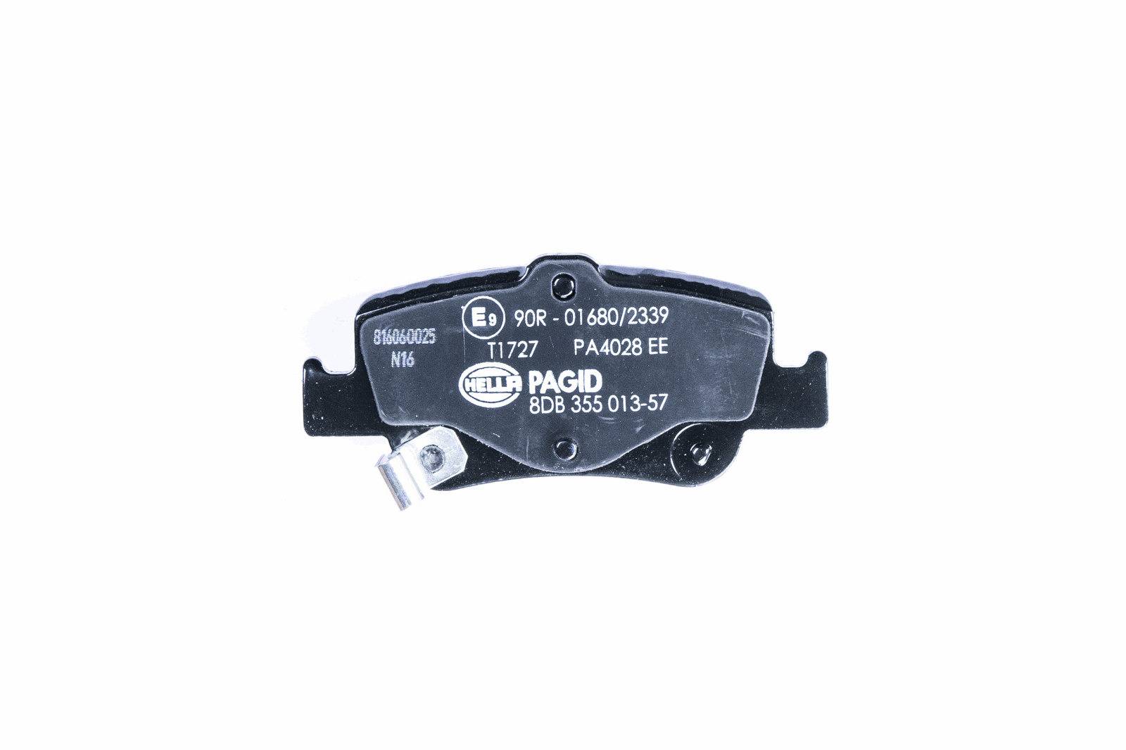 HELLA 8DB 355 013-571 Bremsbelagsatz, SBB