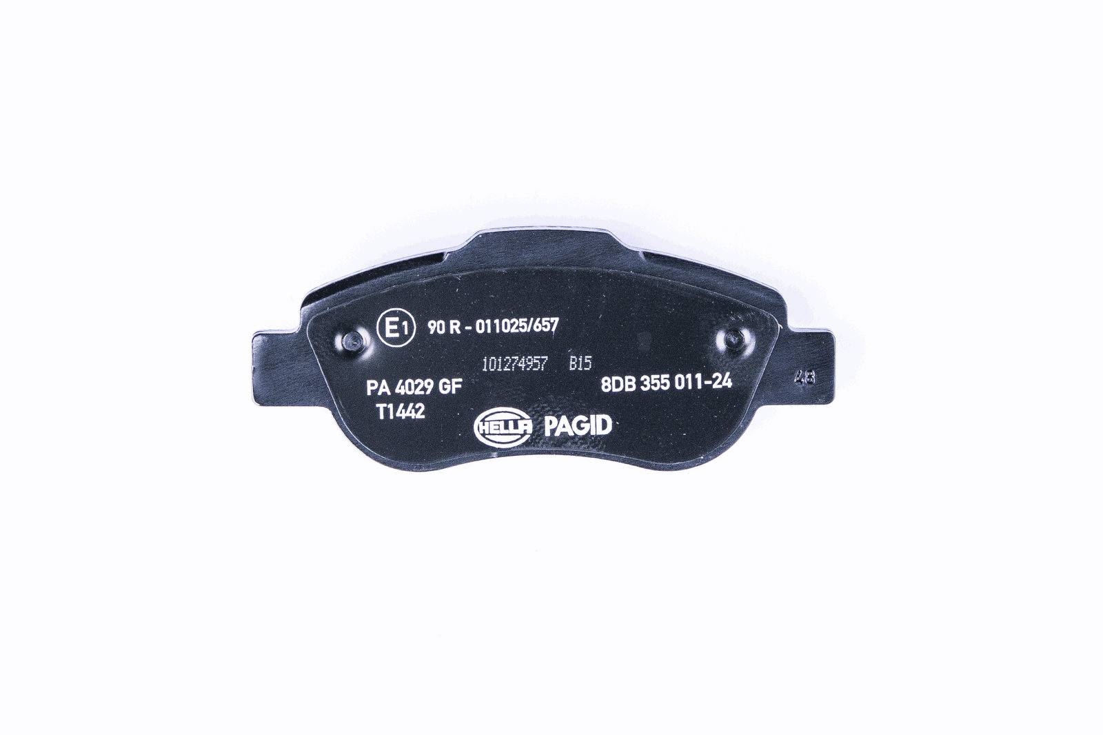 HELLA 8DB 355 011-241 Bremsbelagsatz, SBB