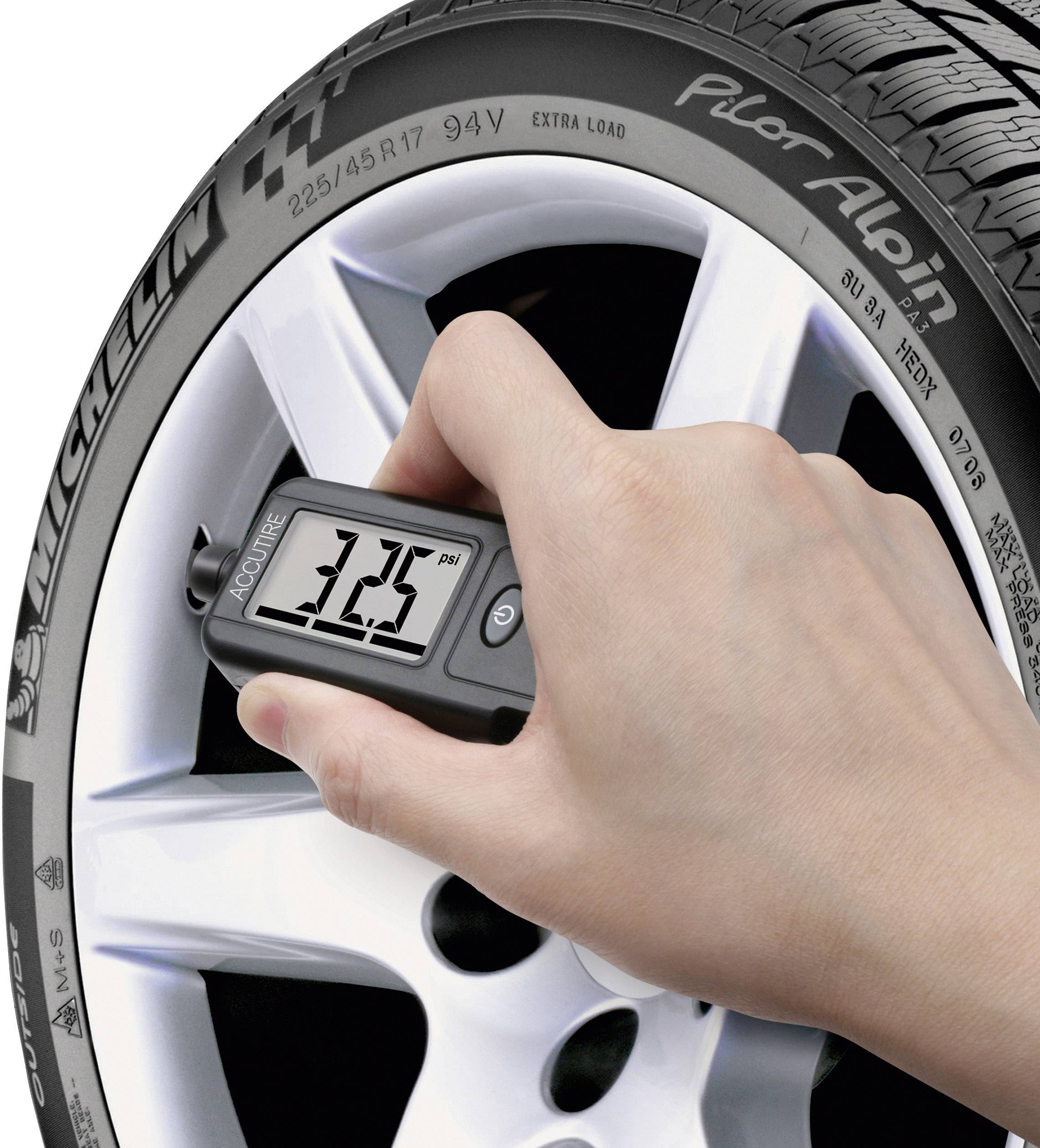 HP Autozubehör 21253 Reifendruckprüfer digital Messbereich Luftdruck 0.35 - 6.8 bar Messbereich Tiefe 15mm (max)