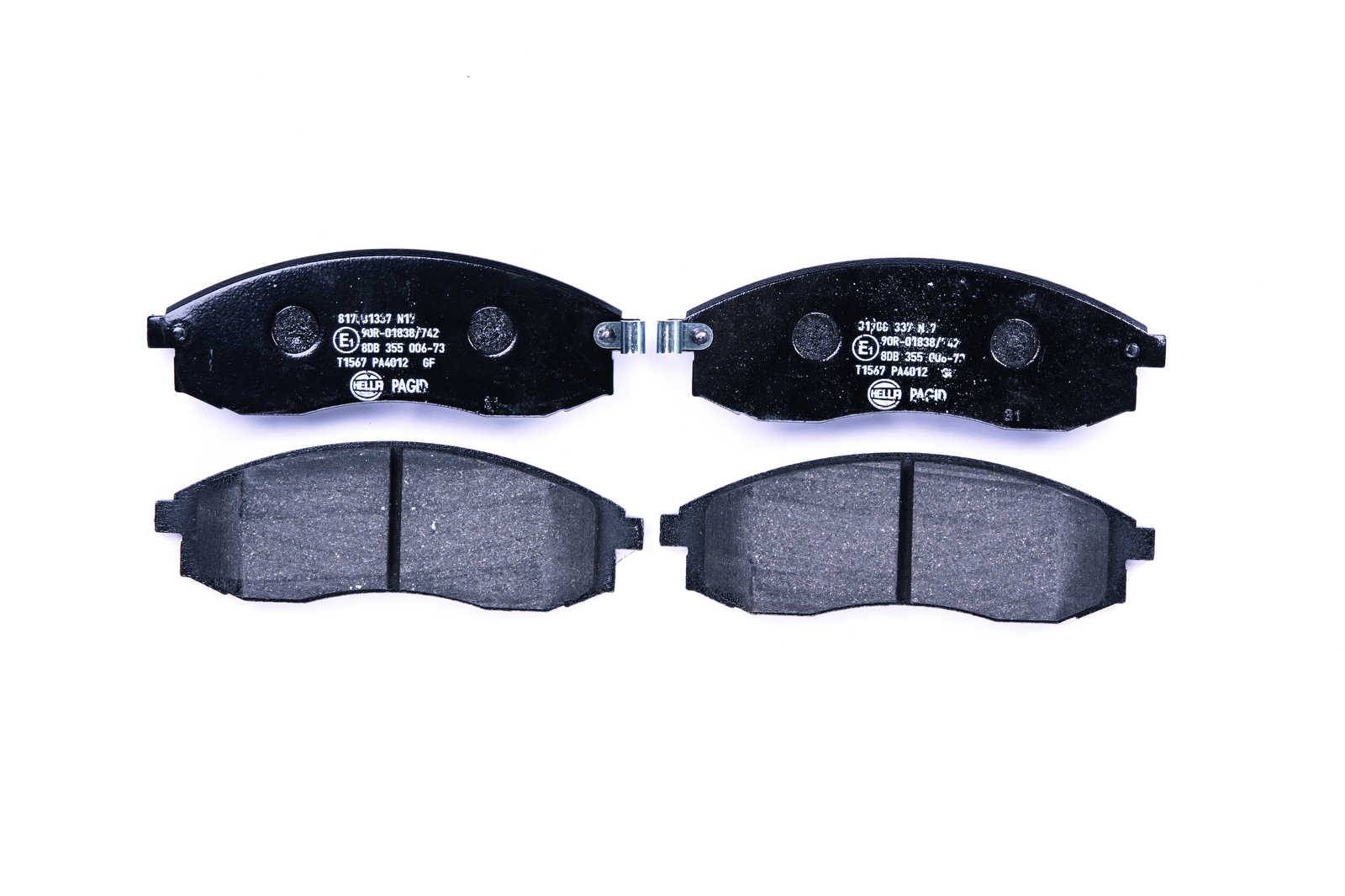 HELLA 8DB 355 006-731 Bremsbelagsatz, SBB
