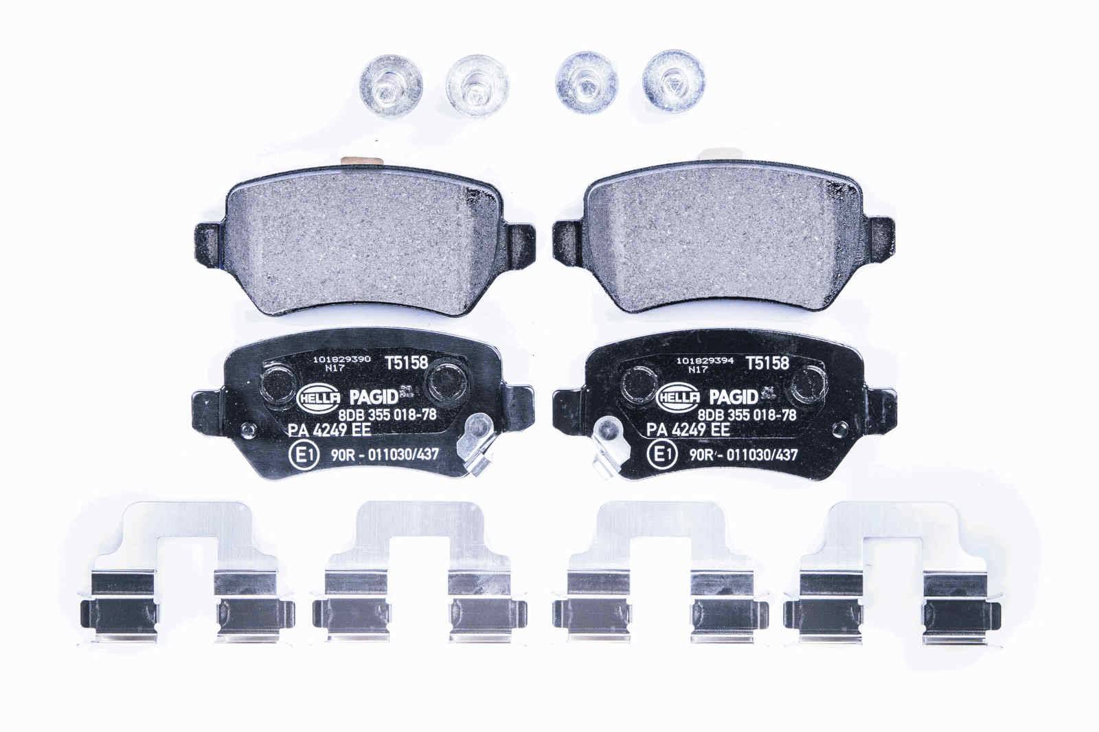 HELLA 8DB 355 018-781 Bremsbelagsatz, SBB