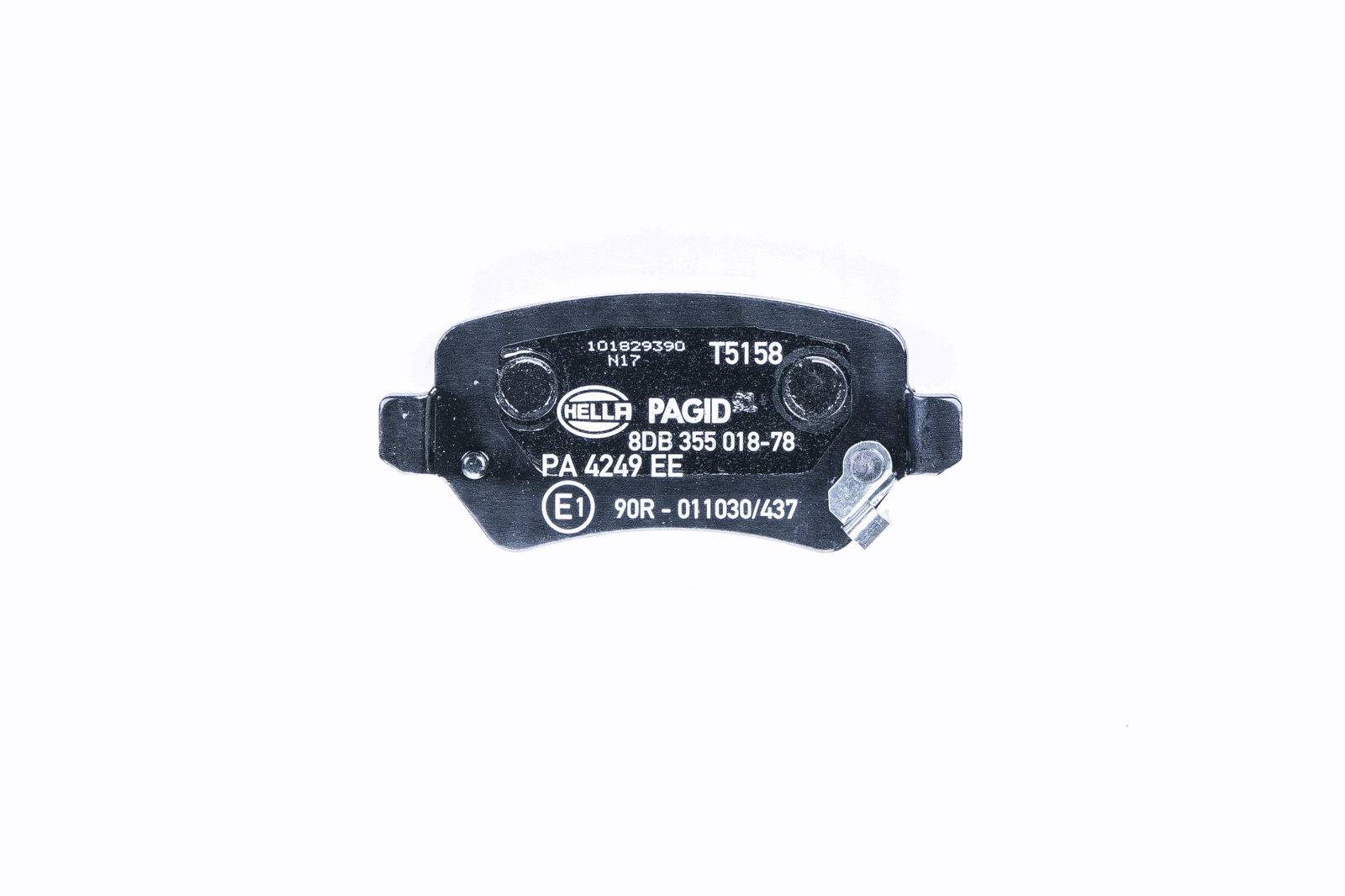 HELLA 8DB 355 018-781 Bremsbelagsatz, SBB