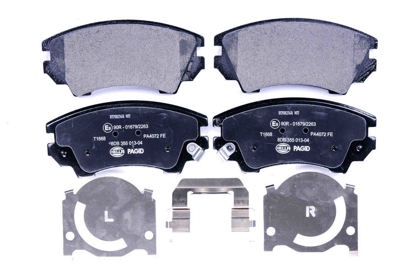 HELLA 8DB 355 013-041 Bremsbelagsatz, SBB