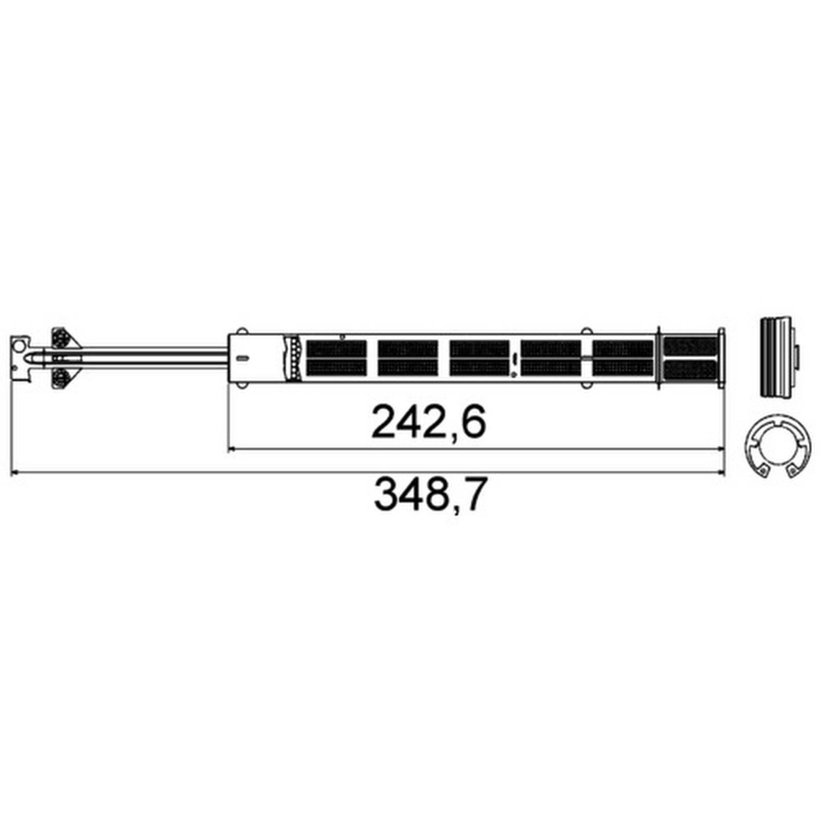 Mahle AD56000P Trockner, Klimaanlage