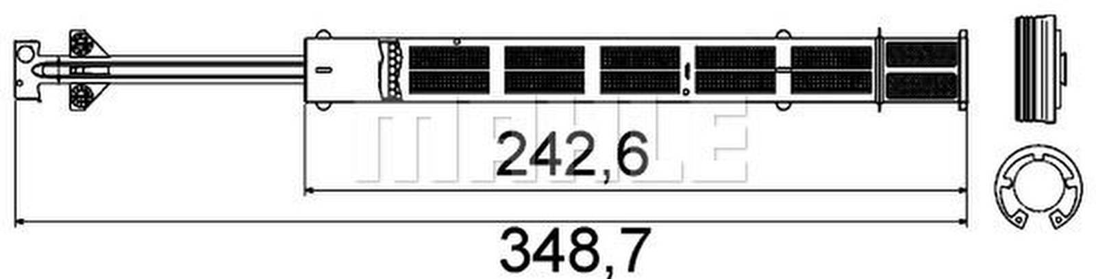 Mahle AD56000P Trockner, Klimaanlage