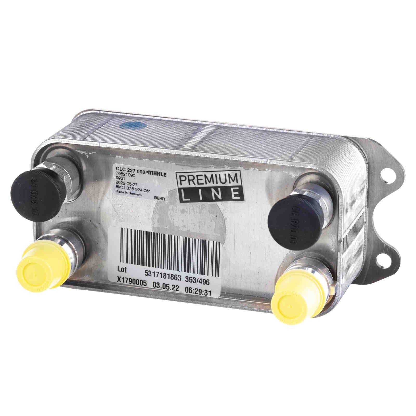 Ölkühler Automatik Rippen gelötet 141 mm - 70 mm MAHLE für u.a. MB C-KLASSE
