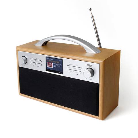 XORO DAB 250 IR DAB+/FM WLAN-Stereo-Internetradio 2,4" Farbdisplay 2x Stereo-Lautsprecher Spotify Connect Bluetooth 4.2