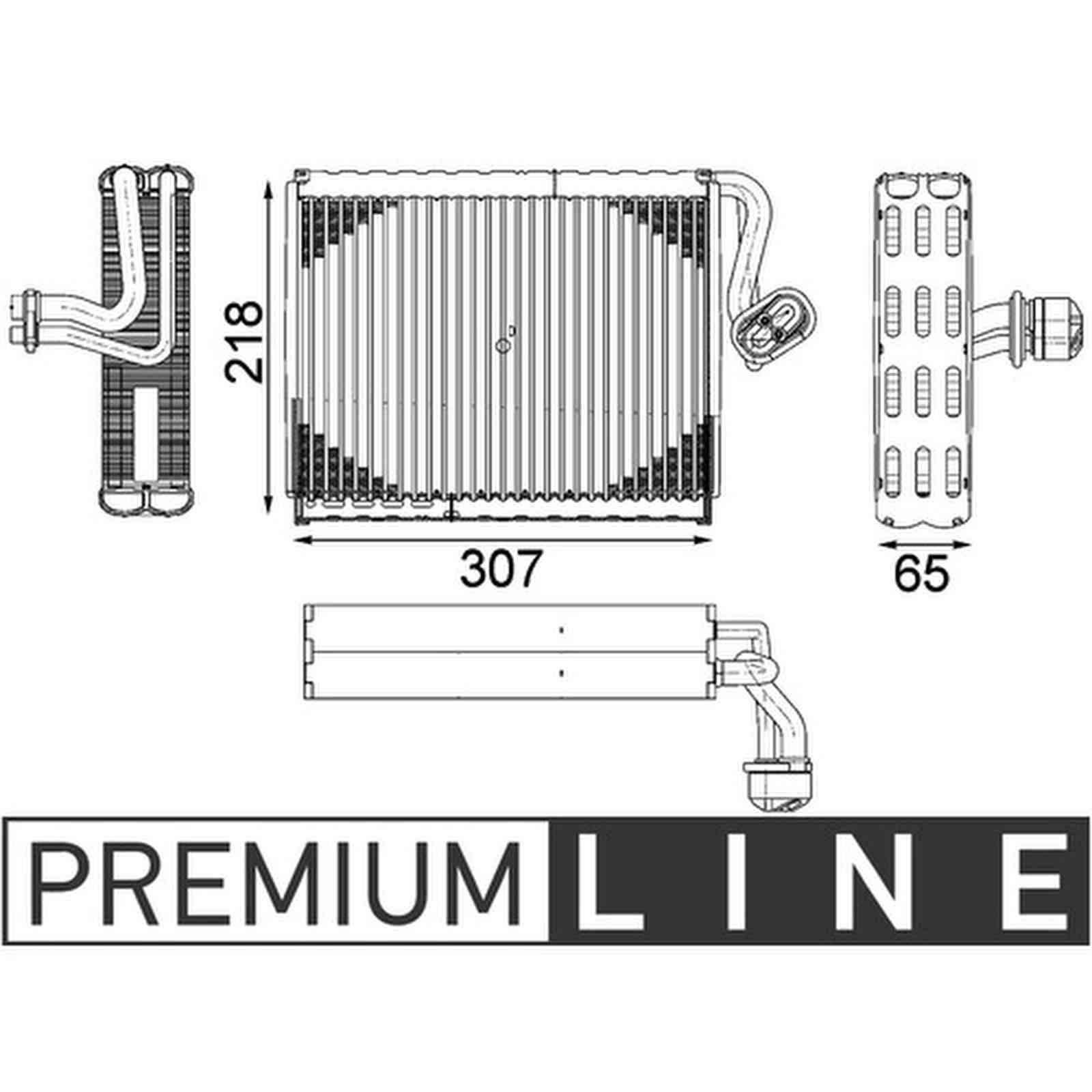 Mahle AE122000P Verdampfer, Klimaanlage