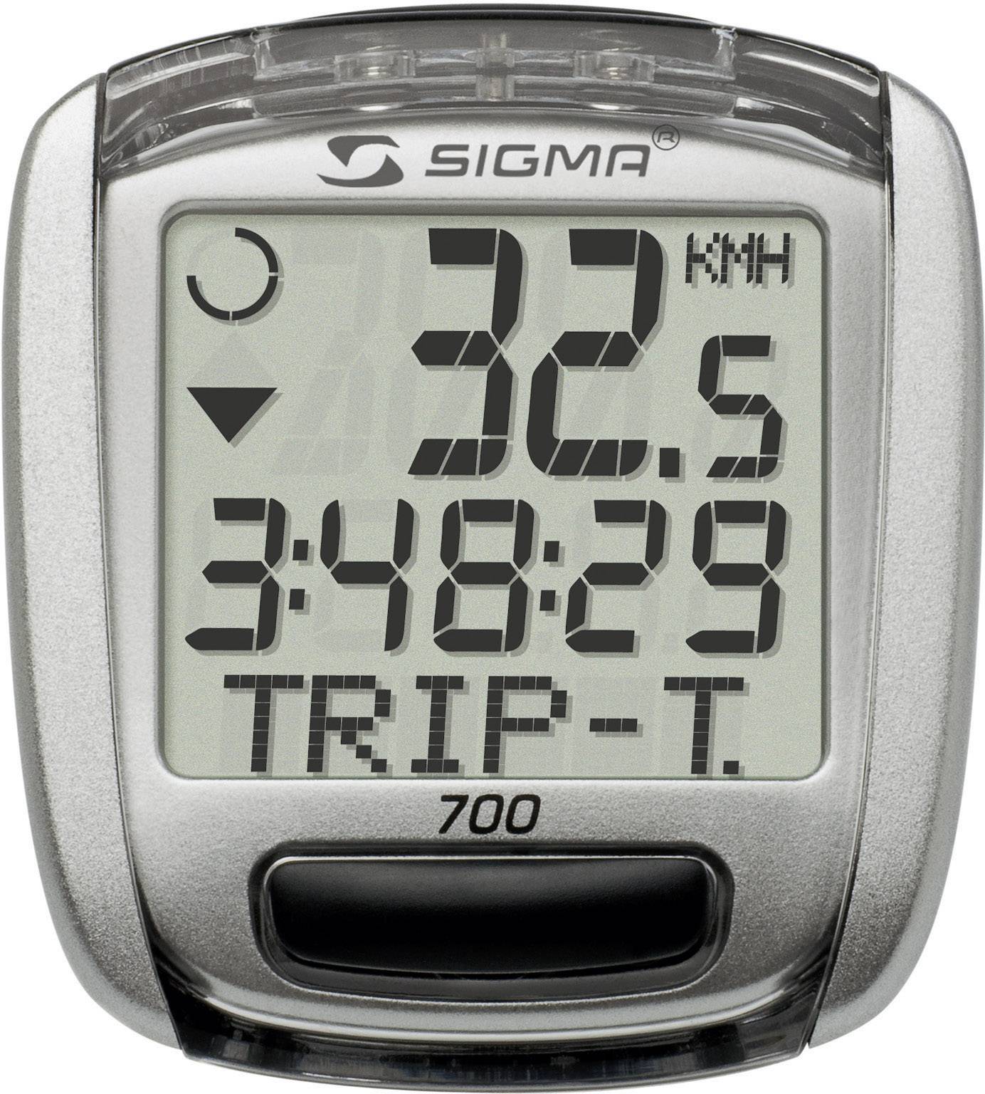 Sigma BC 700 Fahrradcomputer Kabelübertragung mit Radsensor