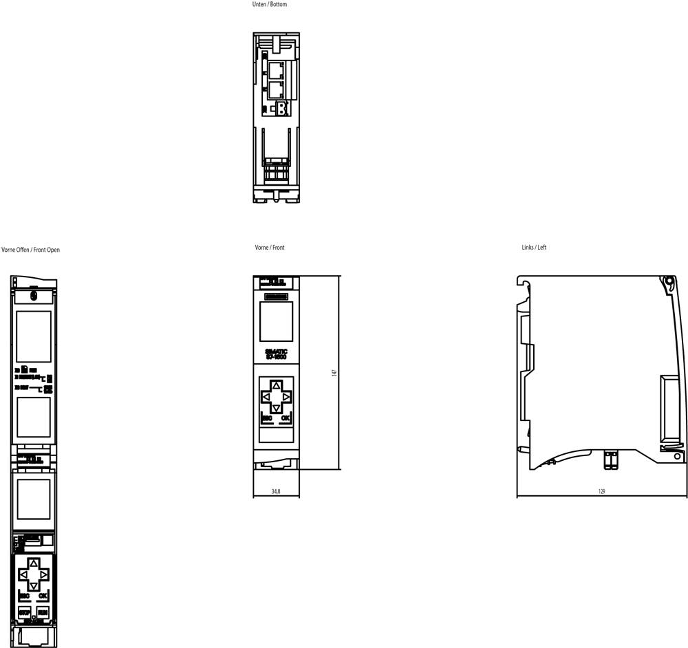 Siemens 6ES7511-1AK02-0AB0 6ES75111AK020AB0 SPS-CPU