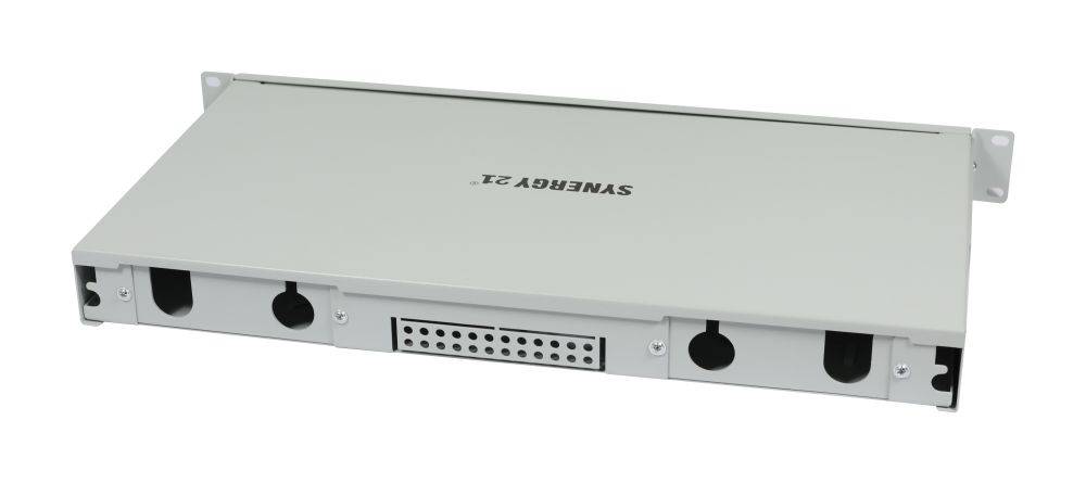 Synergy 21 LWL-Patchpanel für 24xLC-Duplex-Buchsen 19"/1HE ohne LC-Kupplungen