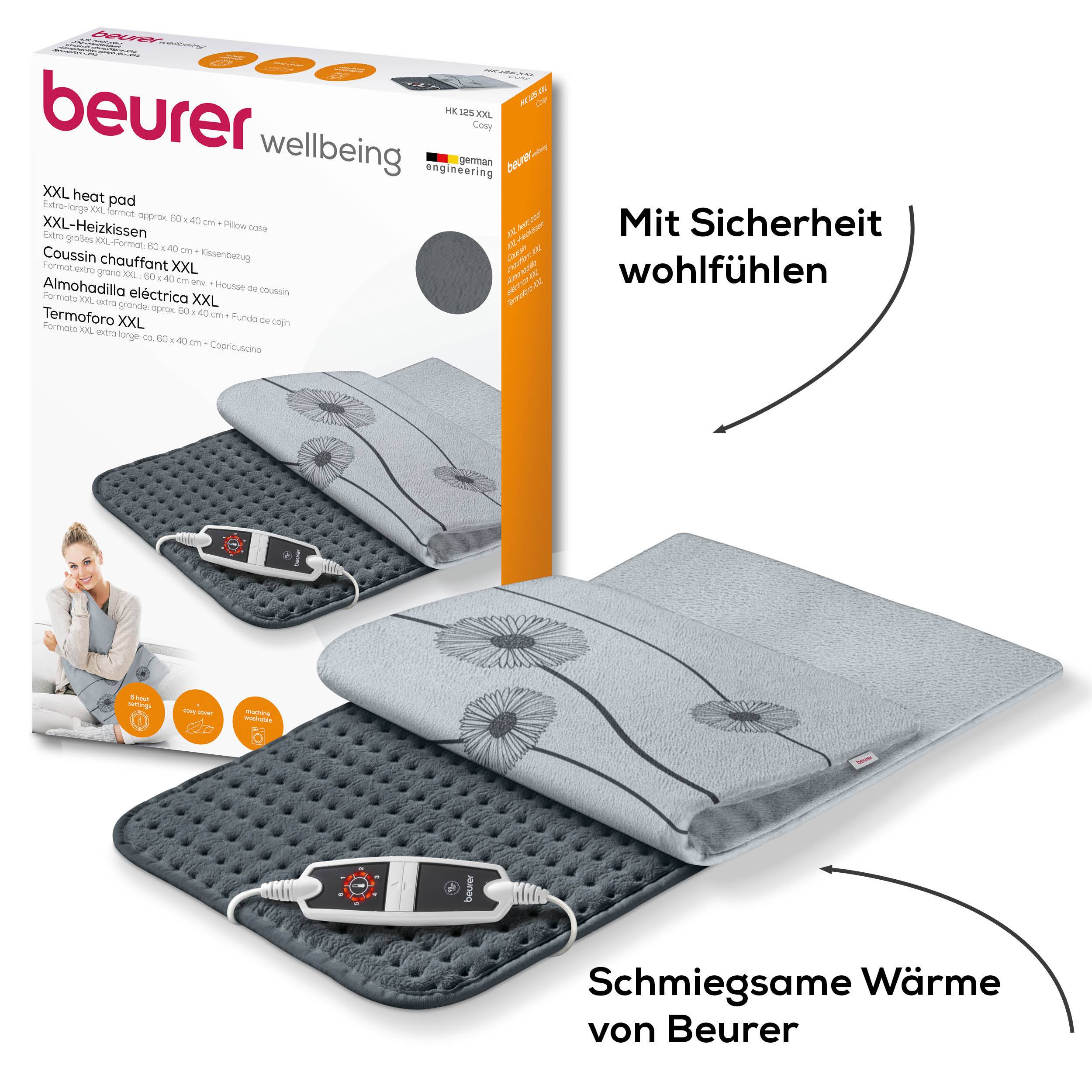Beurer HK 125 XXL Heizkissen 100W Grau