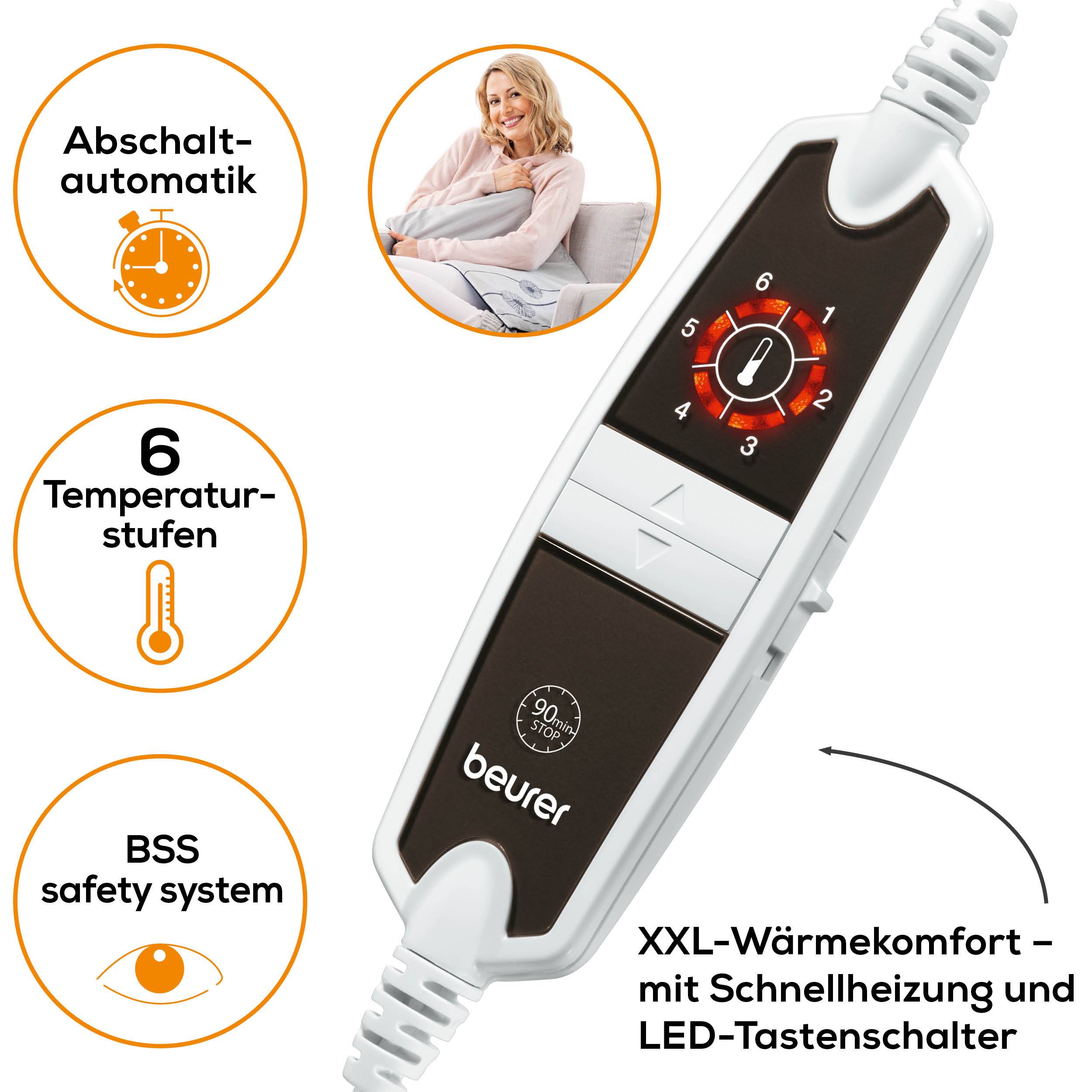Beurer HK 125 XXL Heizkissen 100W Grau