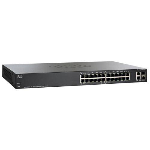 Cisco SG200-26FP-UK Switch - 26 Anschlüsse - managed Netzwerkgerät Computertechnik/Netzwerktechnik/Netzwerk-Switches