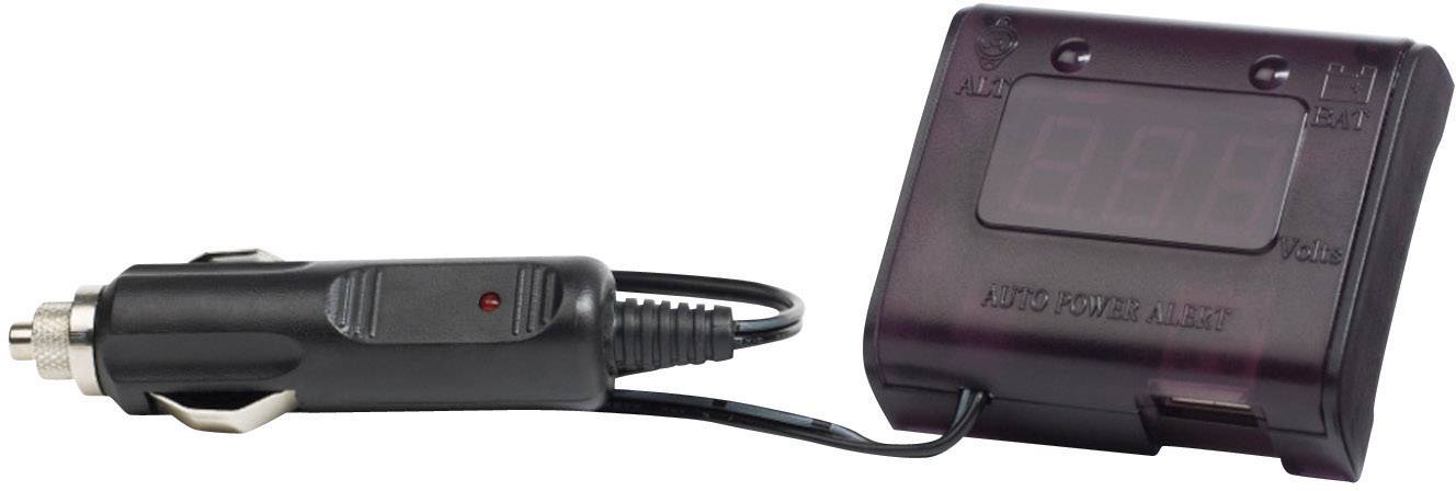 Novitec APM-3 Kfz-Spannungsmesser 12V USB-Anschluss 80mm x 60mm x 20mm