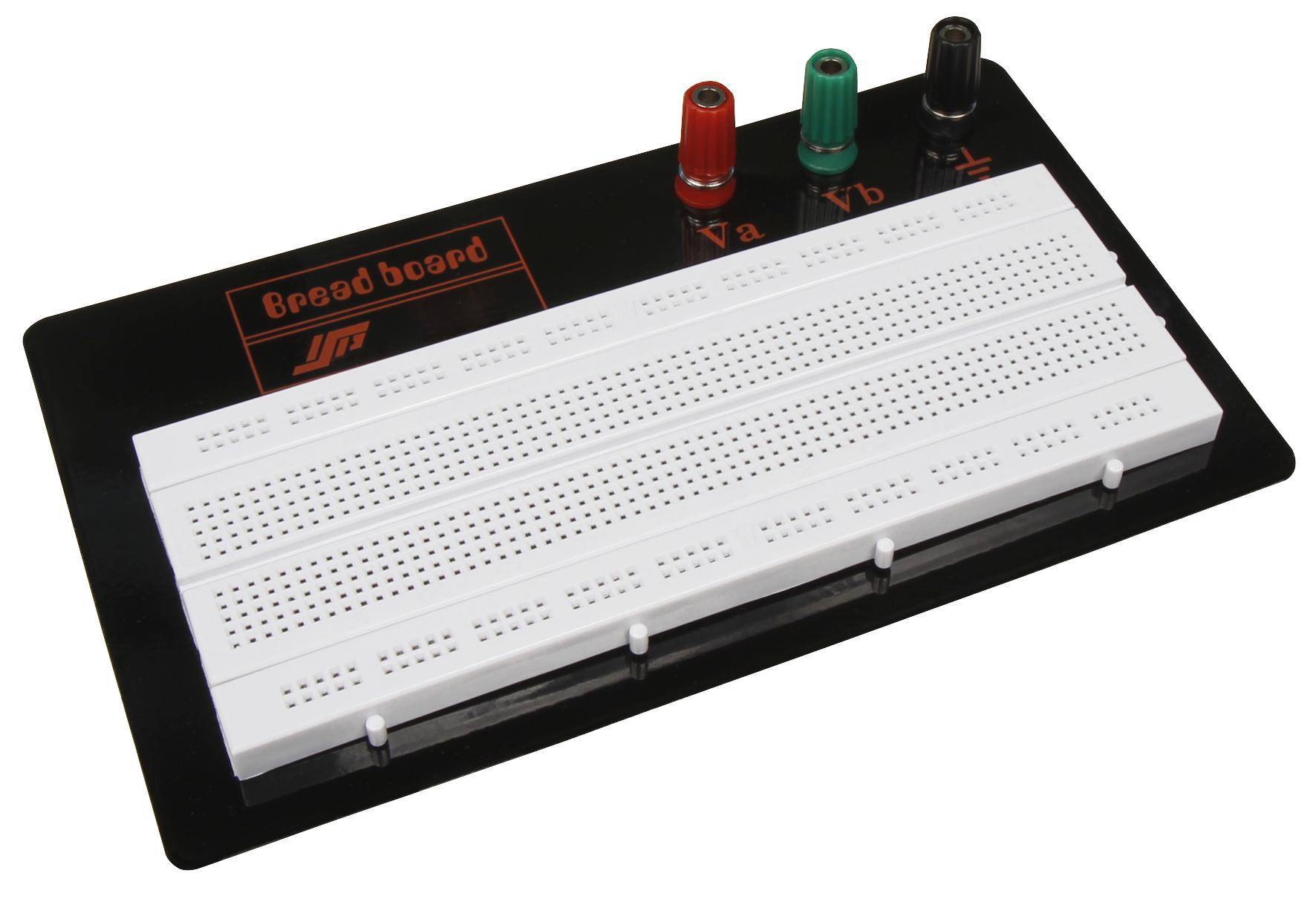 Laborsteckboard 840 Kontakte, 3 Anschlussklemmen