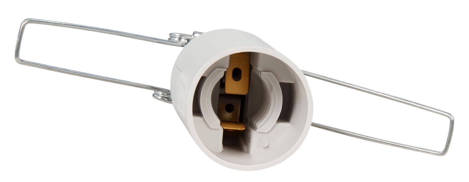 Euro-Netzkabel mit Schnurschalter und E14 Fassung, 3,5m, weiß