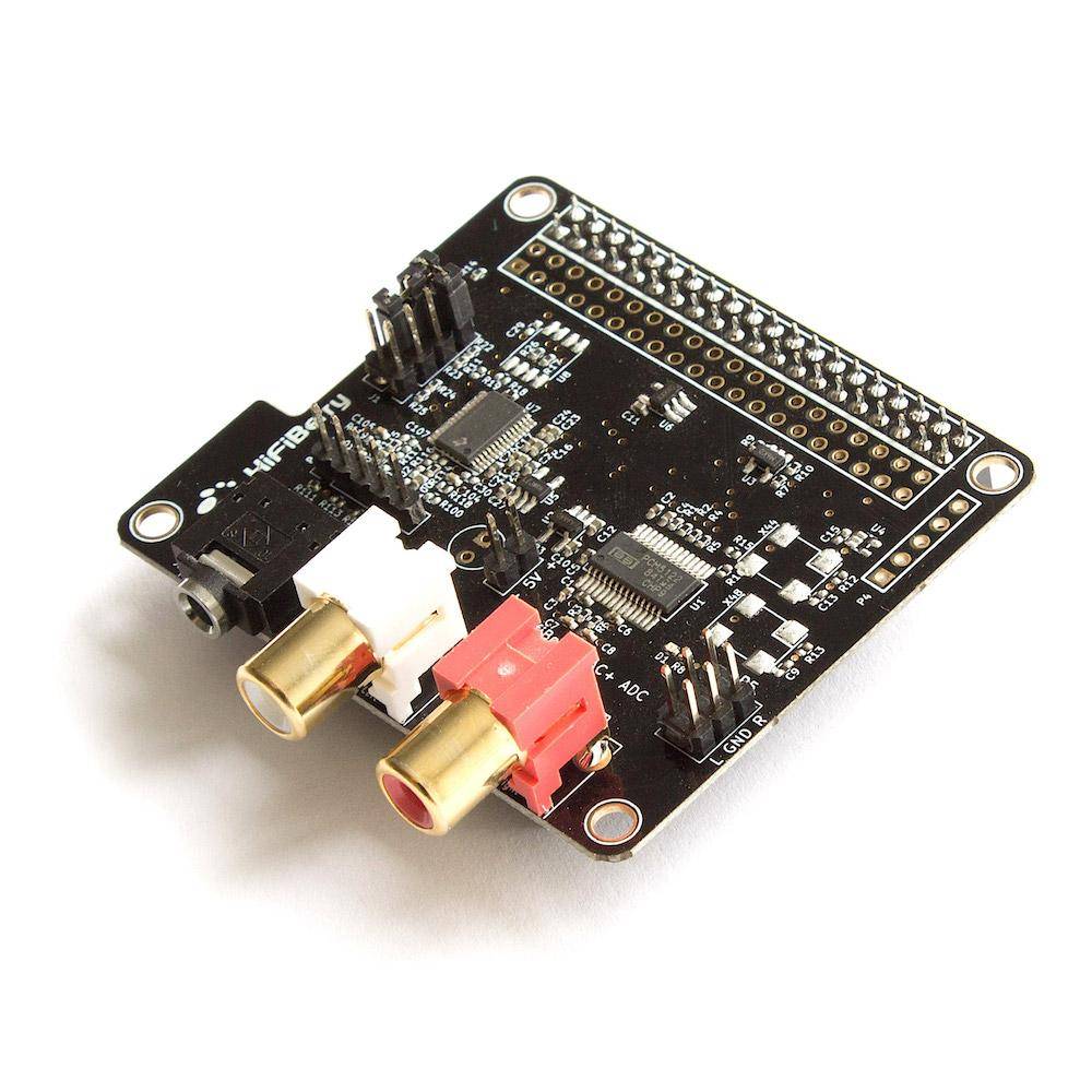 HiFiBerry DAC+ ADC, Soundkarte für Raspberry Pi mit Ein-/Ausgang