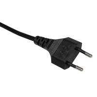 Euro-Netzkabel mit Schnurschalter und E14 Fassung, 3,5m, schwarz Euro-Netzkabel mit Schnurschalter und E14 Fassung, 3,5m, schwarz