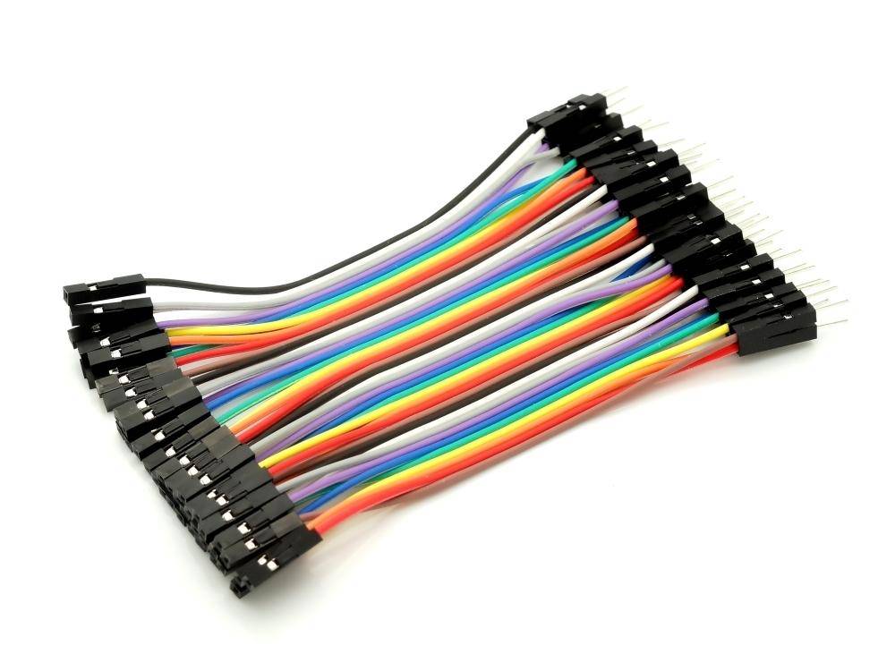40pin Jumper / Dupont Kabel Male  Female trennbar - Länge: 0,10 m