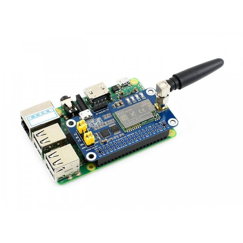 SX1262 LoRa HAT für Raspberry Pi, 868 MHz Frequenz Band (SX1262 868M LoRa HAT)