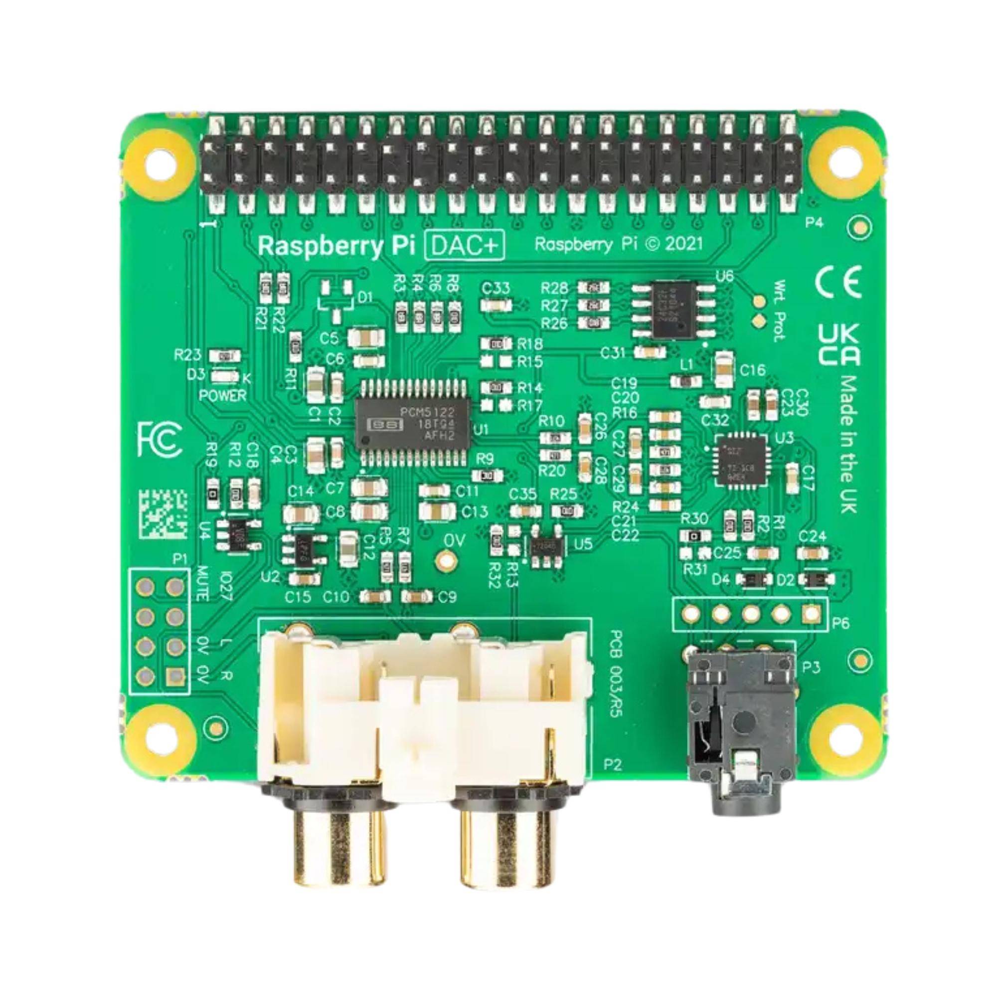 IQaudio DAC+, Audio HAT für Raspberry Pi