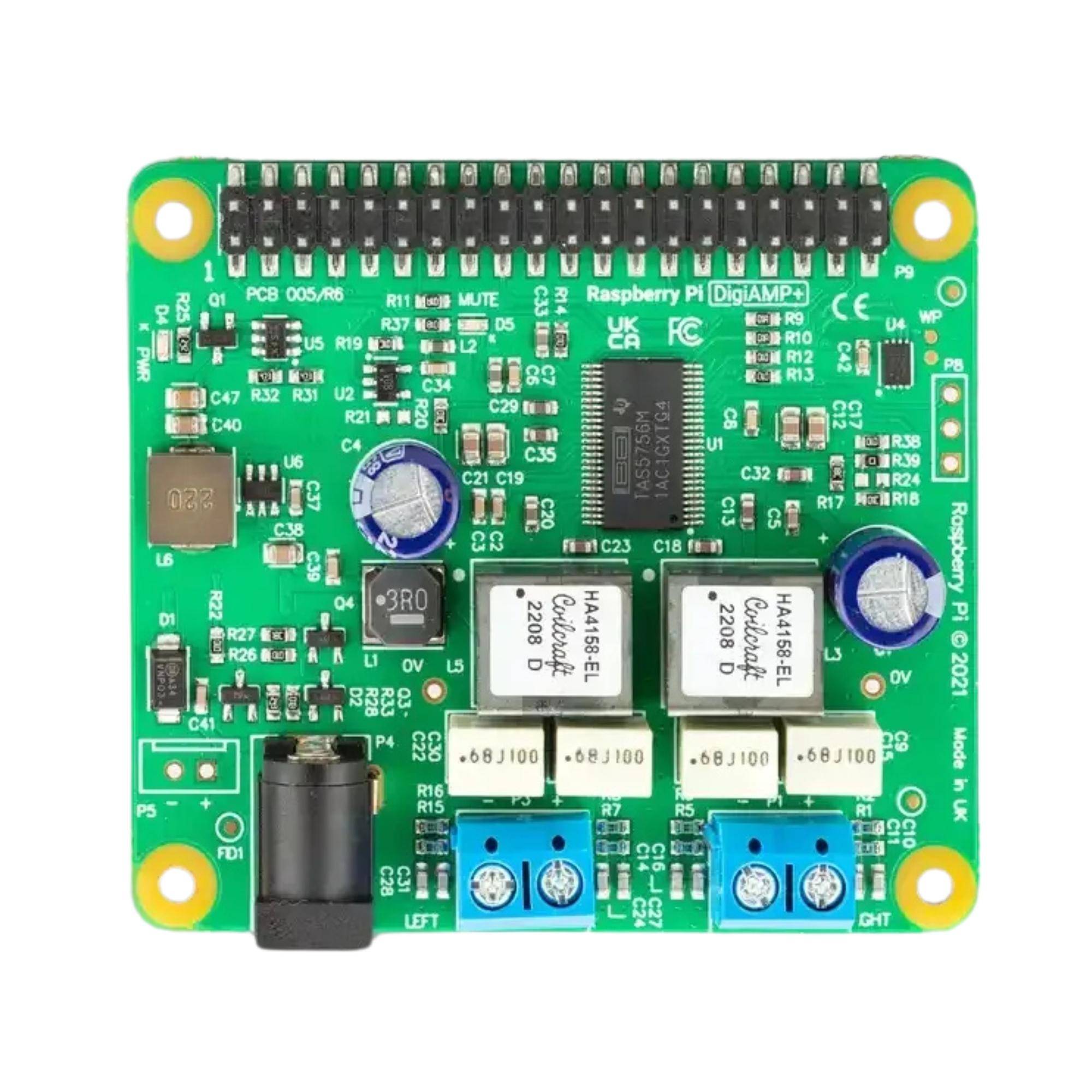 IQaudio DigiAMP+, Audio HAT für Raspberry Pi