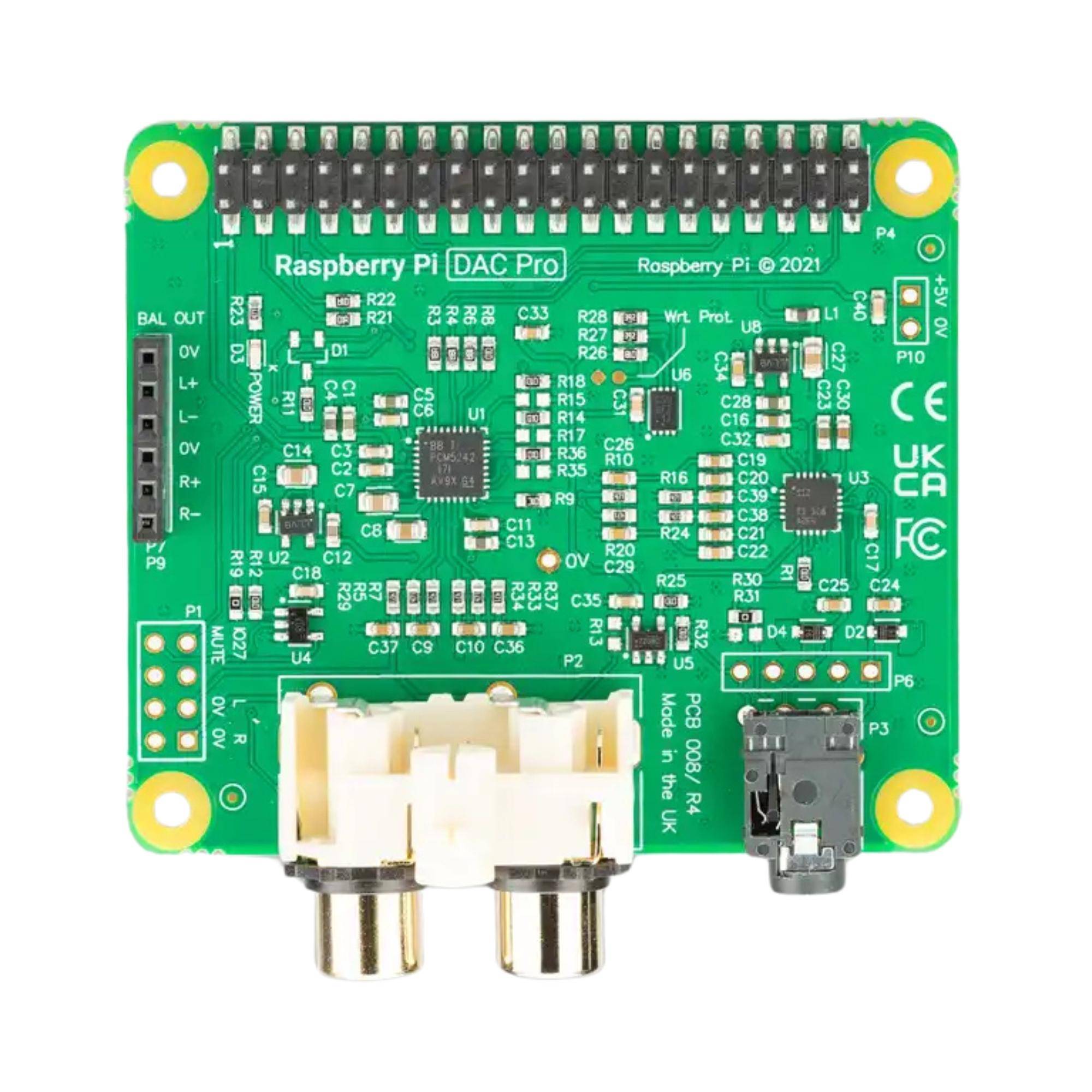 IQaudio DAC Pro, Audio HAT für Raspberry Pi