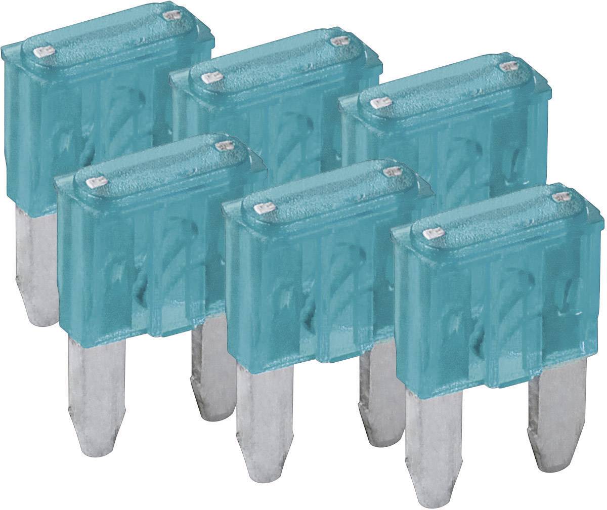 FixPoint SORTIMENT 1027-15A KFZM-Sicherung 6 tlg. 20390 Mini Flachsicherung 15 A Blau 6 St.