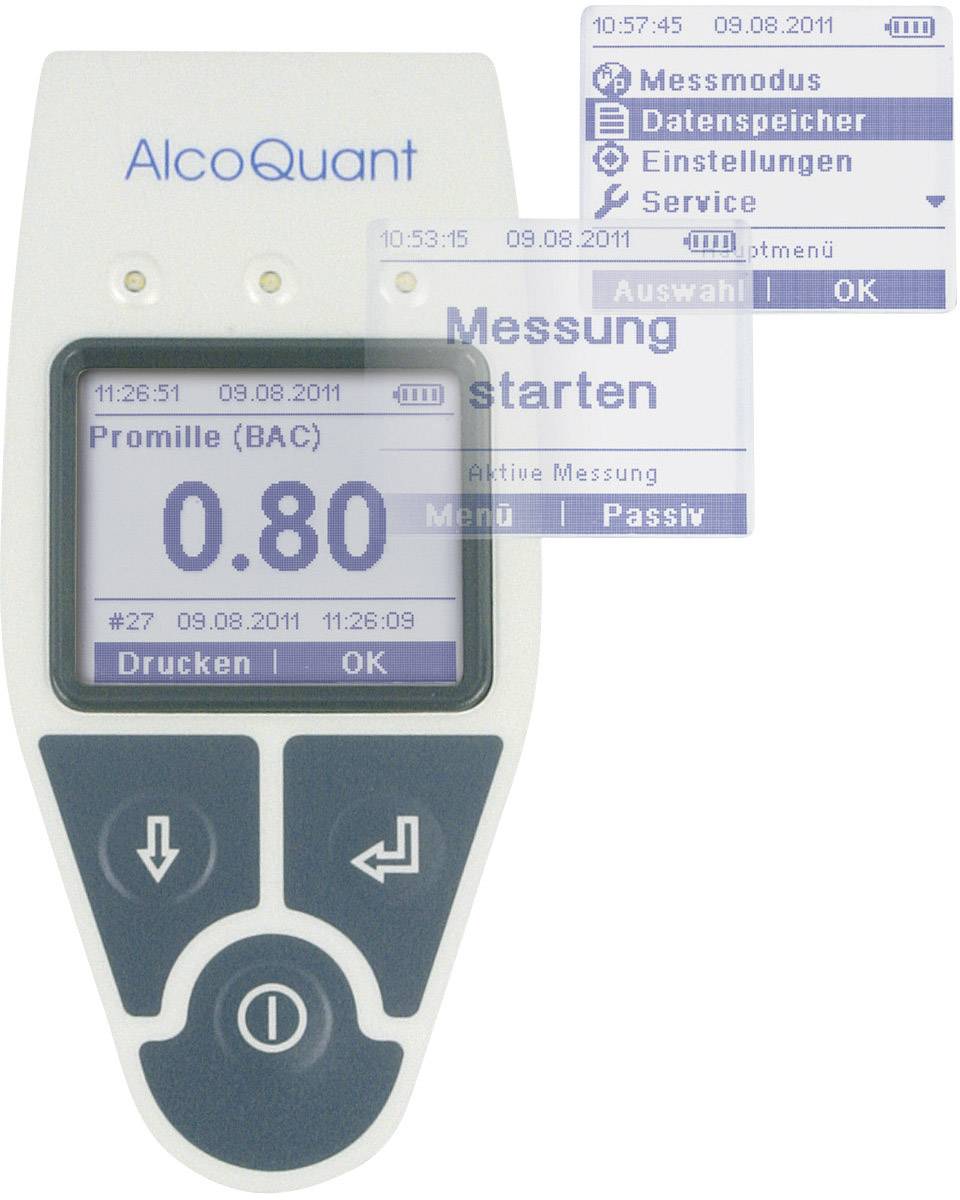Envitec by Honeywell AlcoQuant 6020 Alkoholtester 0 bis 5.5 ‰ inkl. Display