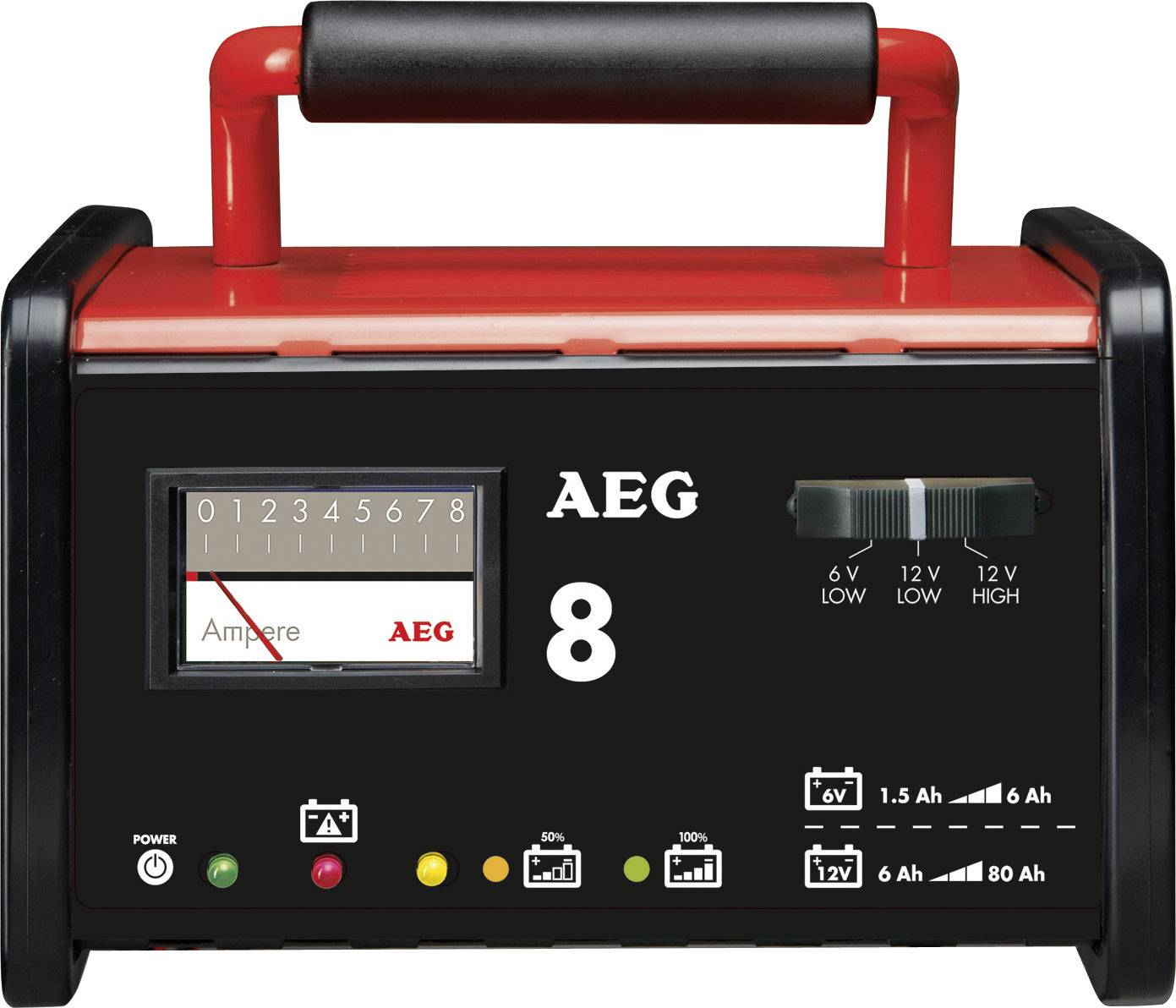 AEG WM 8 2AEG97008 Werkstattladegerät 6 V, 12V 7.2A 8A