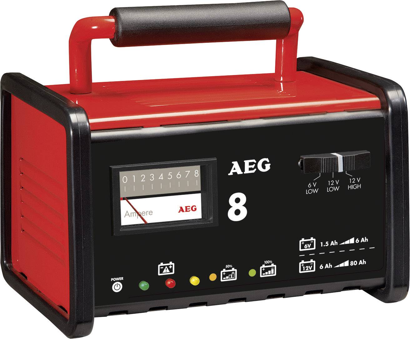 AEG WM 8 2AEG97008 Werkstattladegerät 6 V, 12V 7.2A 8A