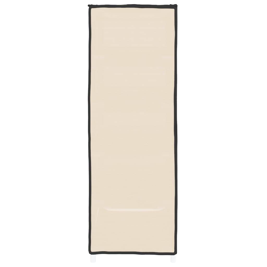 vidaXL Schuhschrank Creme 60x28x90 cm Stoff