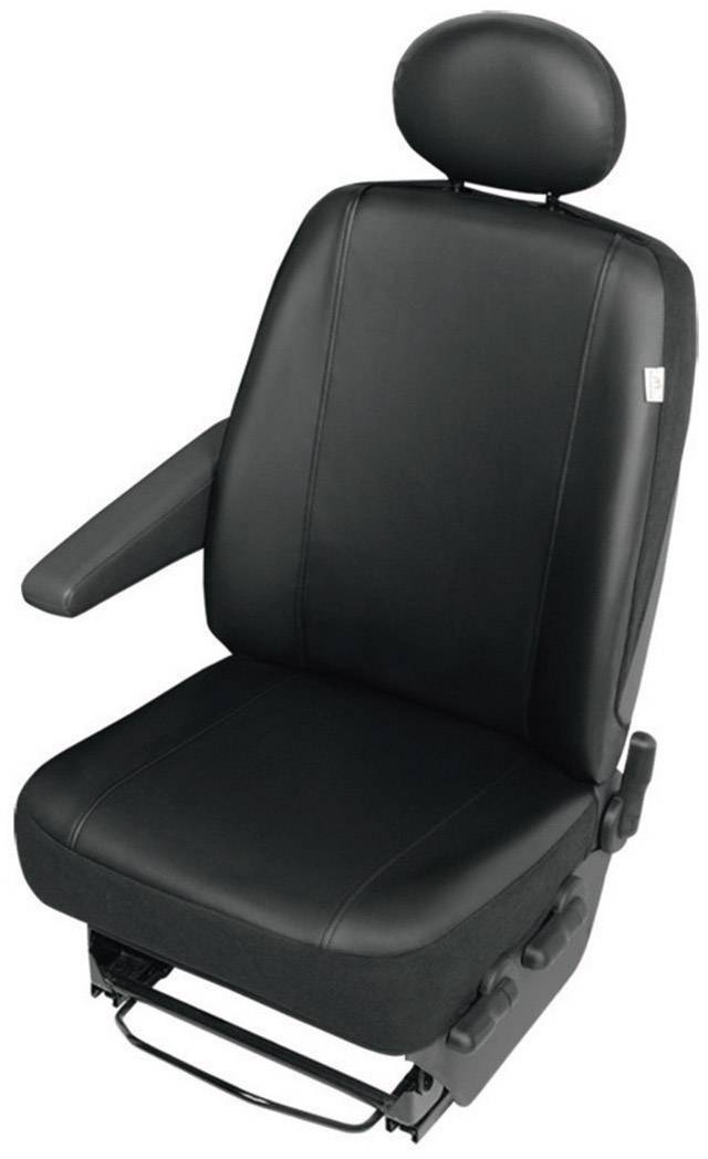 HP Autozubehör 22811 VS1 Sitzbezug 1 Stück Kunstleder Schwarz Fahrersitz