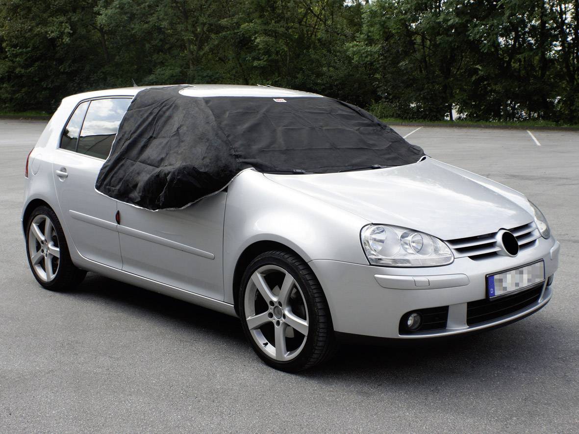 APA Scheibenabdeckung Front- & Seitenscheibenschutz, Diebstahlschutz (B x H) 270 cm x 94 cm Pkw, Wohnmobile, Van, SUV Schwarz