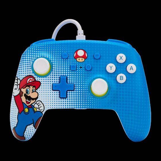 ACCO - PowerA Enhanced - Game Pad - kabelgebunden - Mario Pop Art