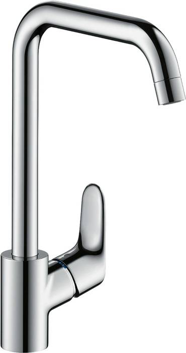 Einhebel-Küchenmischer Focus M41 ComfortZone 260, 1 jet, Eco chrom