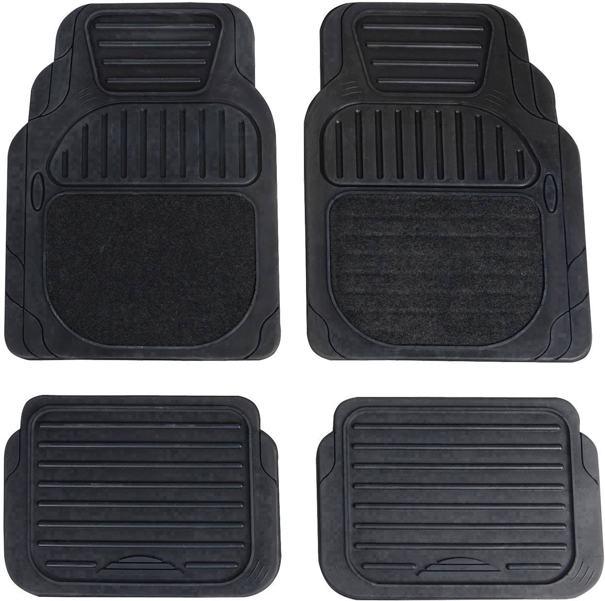 74917 Fußmatte (universell) Passend für (Auto-Marke): Universal Gummi, Textil Schwarz