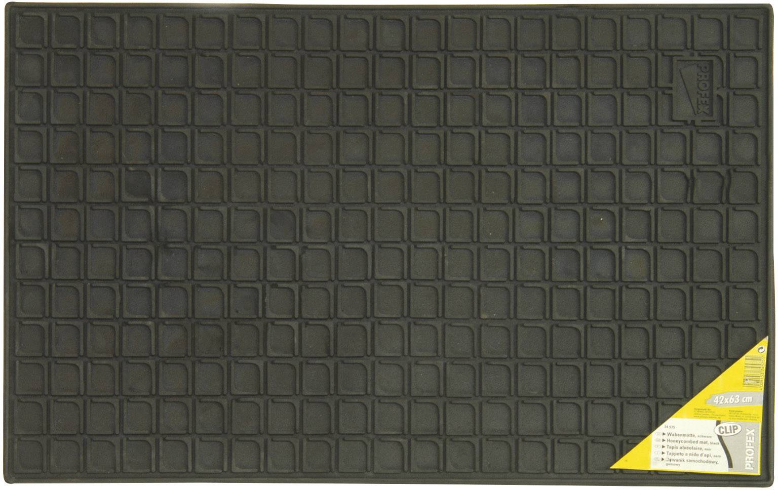 74575 Fußschalenmatte Passend für (Auto-Marke): Universal Gummi (L x B) 41 cm x 60 cm Schwarz