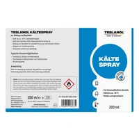 Teslanol 26033 Kältespray zur Kühlung von hitzeempfindlichen Bauteilen Kälteschockspray Kühlspray Spraydose 200 ml Teslanol 26033 Kältespray zur Kühlung von hitzeempfindlichen Bauteilen Kälteschockspray Kühlspray Spraydose 200 ml