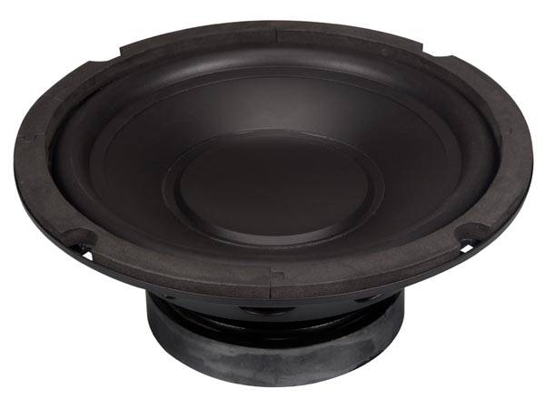 Schwarzer subwoofer für lautsprecher, 8" / 350w
