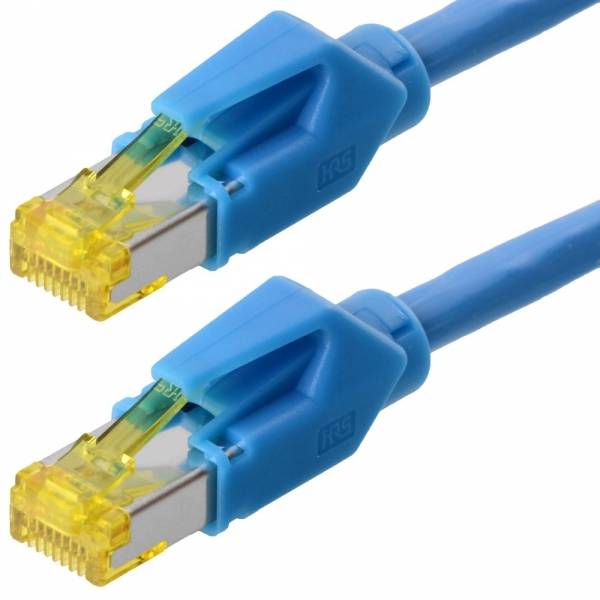 Tecline S/FTP Cat6A - 2m - 2 m - Cat6a - S/FTP (S-STP) - RJ-45 - RJ-45 - Blau