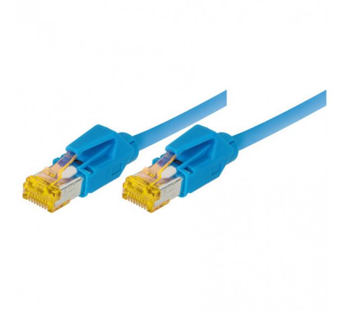 Tecline Patchkabel Cat. 6a ISO/IEC s/FTP PiMF halogenfrei mit Rastnasenschutz