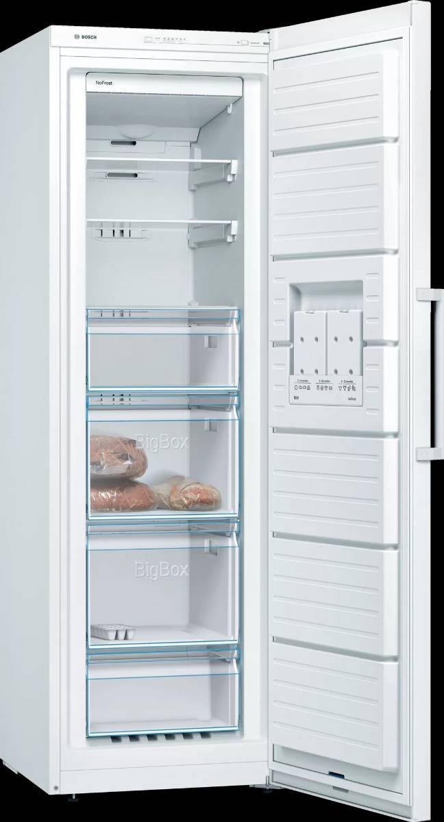 Bosch GSN 36 VWEP Standgefrierschrank 242L E NoFrost VarioZone 186x60x65cm Hausgeräte Großgeräte