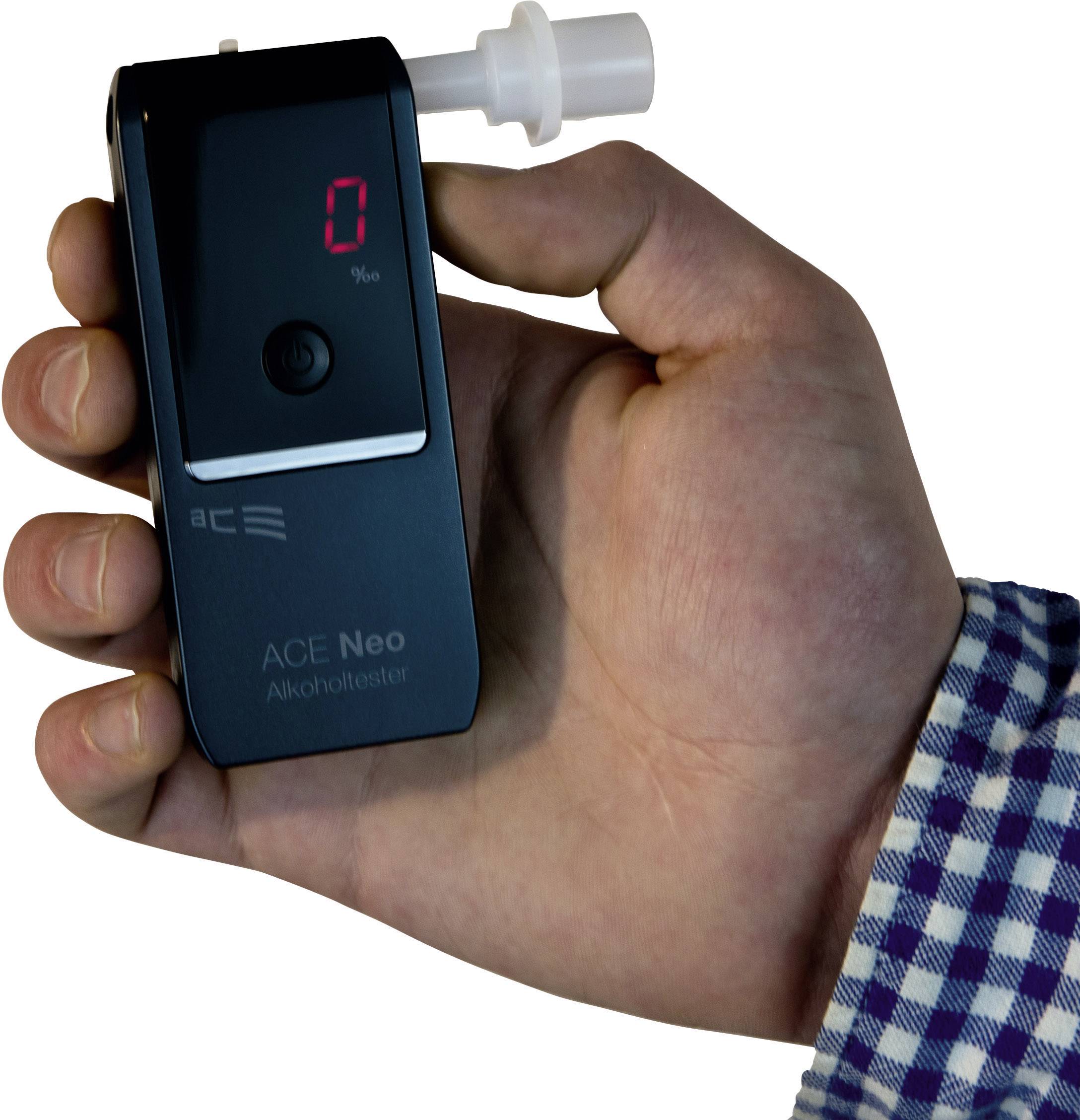 ACE Neo Alkoholtester Navy 0 bis 4 ‰ inkl. Display