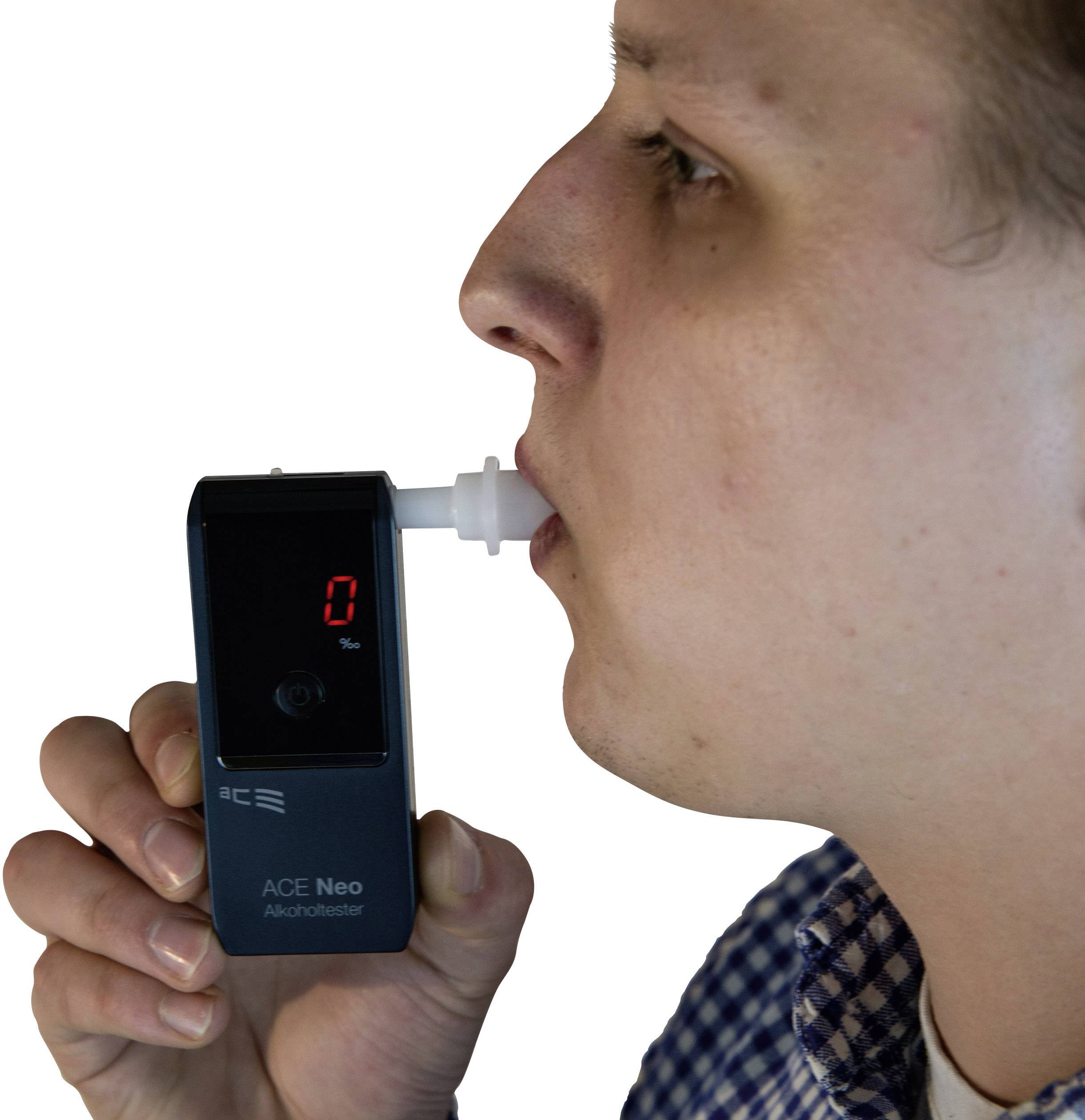 ACE Neo Alkoholtester Navy 0 bis 4 ‰ inkl. Display